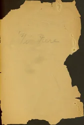 Plusieurs pages manquent au manuscrit